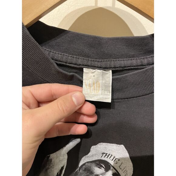 Vintage 2pac I Get Around Black T Shirt Size XL - Picture 6 of 9